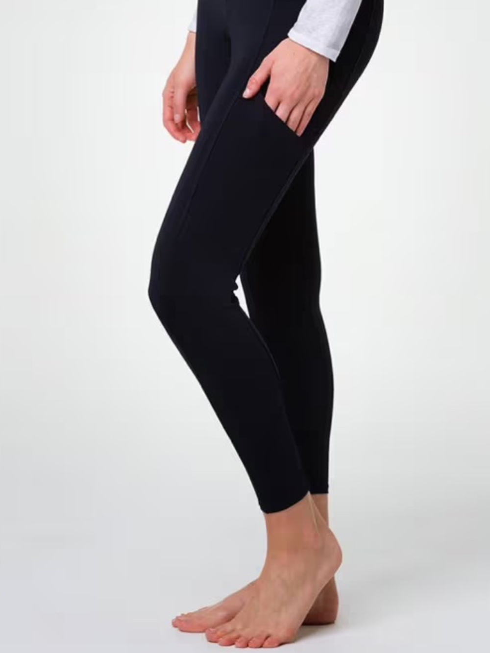 Black Pocket Leggings